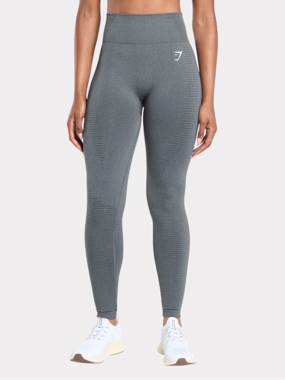 Gymshark Grey Vital Seamless Leggings - Size Small